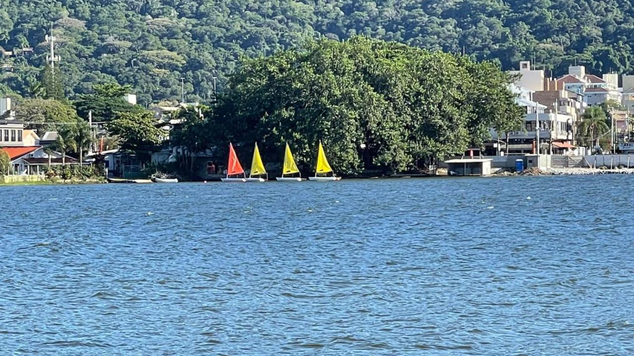 Lakehouse 24Hs Hostel Lagoa Conceicao ฟลอเรียนอโปลิส ภายนอก รูปภาพ